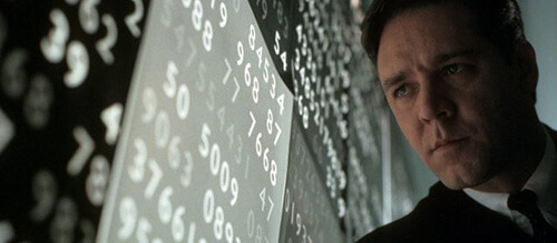 A Beautiful Mind Russell Crowe Jennifer Connelly 